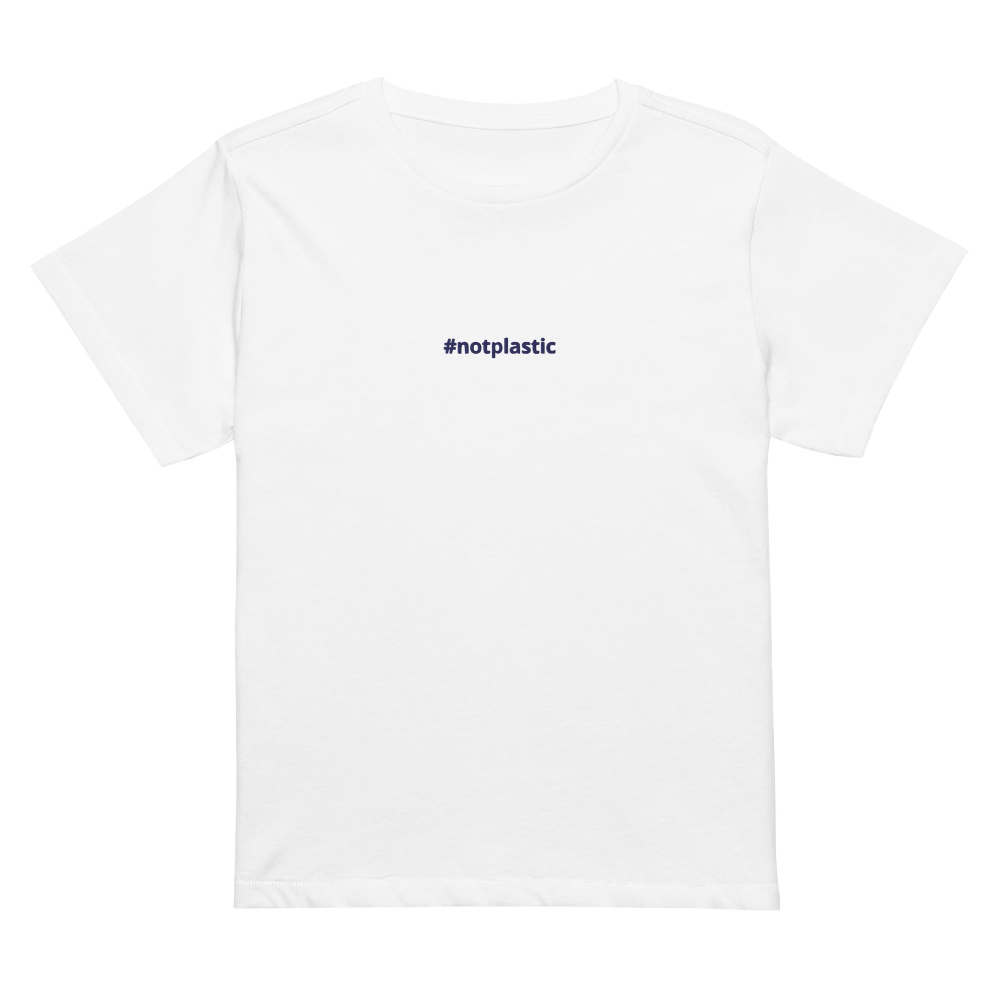 #Notplastic Baby Tee, 100% Organic Ring-Spun Cotton