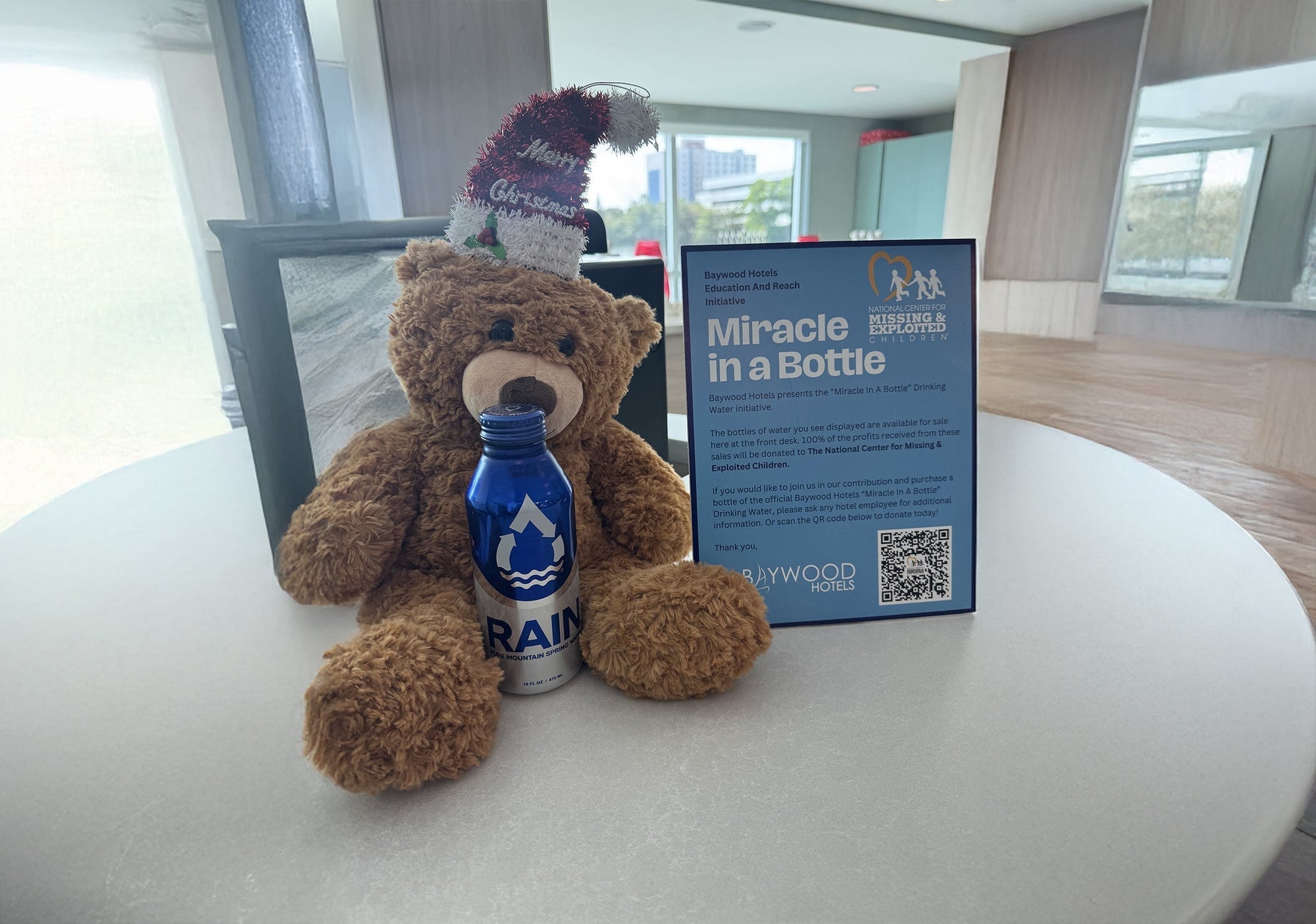 Baywood Hotels’ Miracle in a Bottle Initiative: Supporting the National Center for Missing & Exploited Children - RAIN
