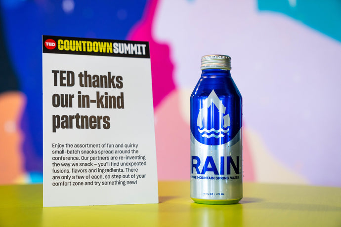RAIN Pure Mountain Spring Water Partners with TED Countdown Summit 2023