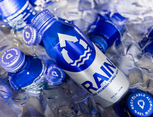 (12 Pack) RAIN Pure Mountain Spring Water - RAIN