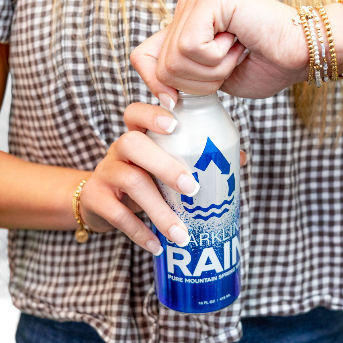 FREE RAIN Sparkling Spring Water (24 Pack) - RAIN