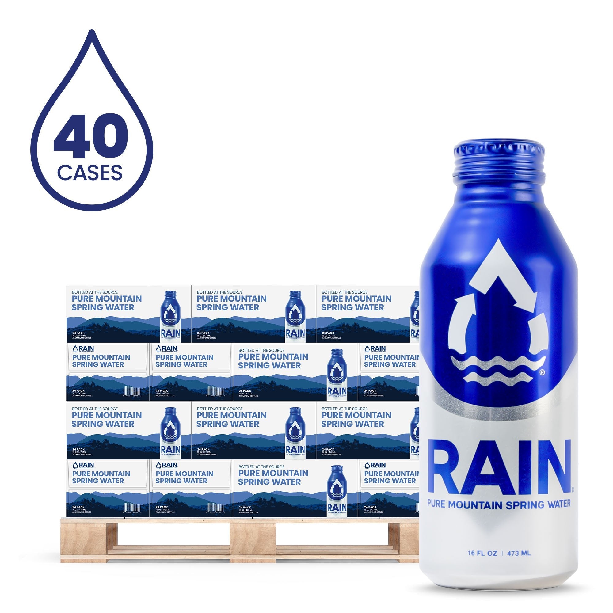 Half Pallet, 40 Cases or 960 Bottles - RAIN