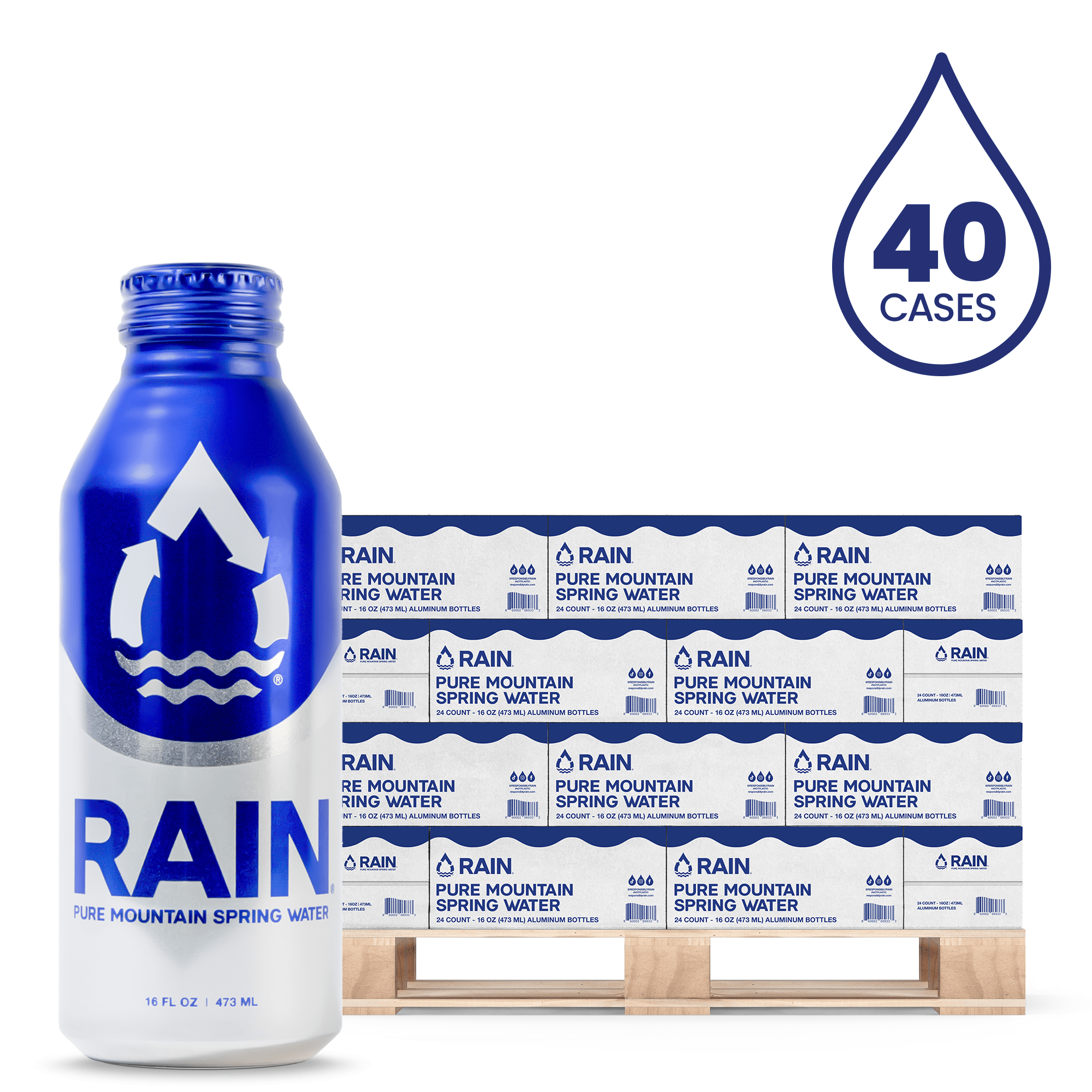 Half Pallet, 40 Cases or 960 Bottles - RAIN