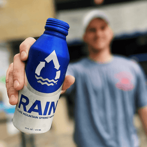 (24 Pack) RAIN Pure Mountain Spring Water - RAIN