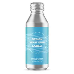 Custom Branded Aluminum Bottled Water, Sold in 70 Case Increments. - RAIN