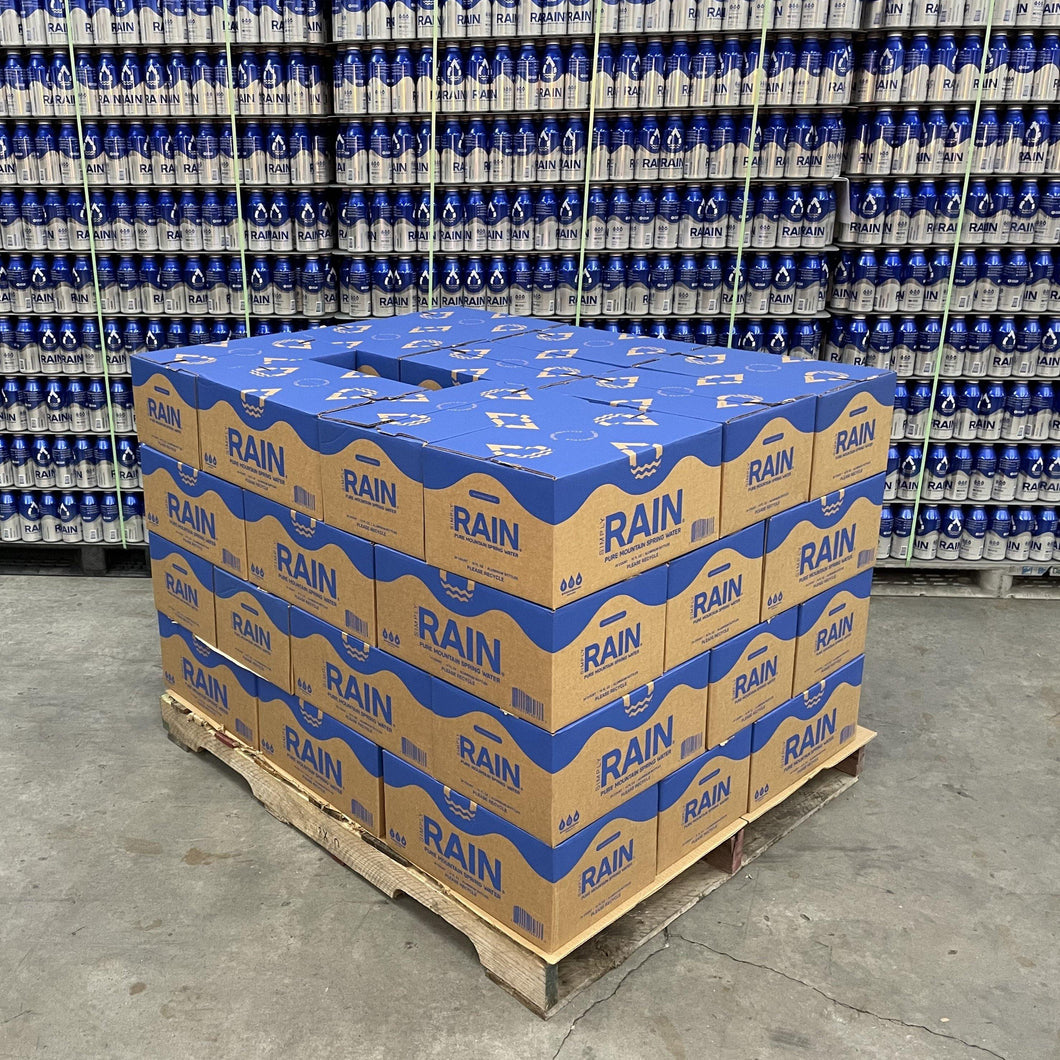 Half Pallet, 40 Cases or 960 Bottles - Simply Rain Water